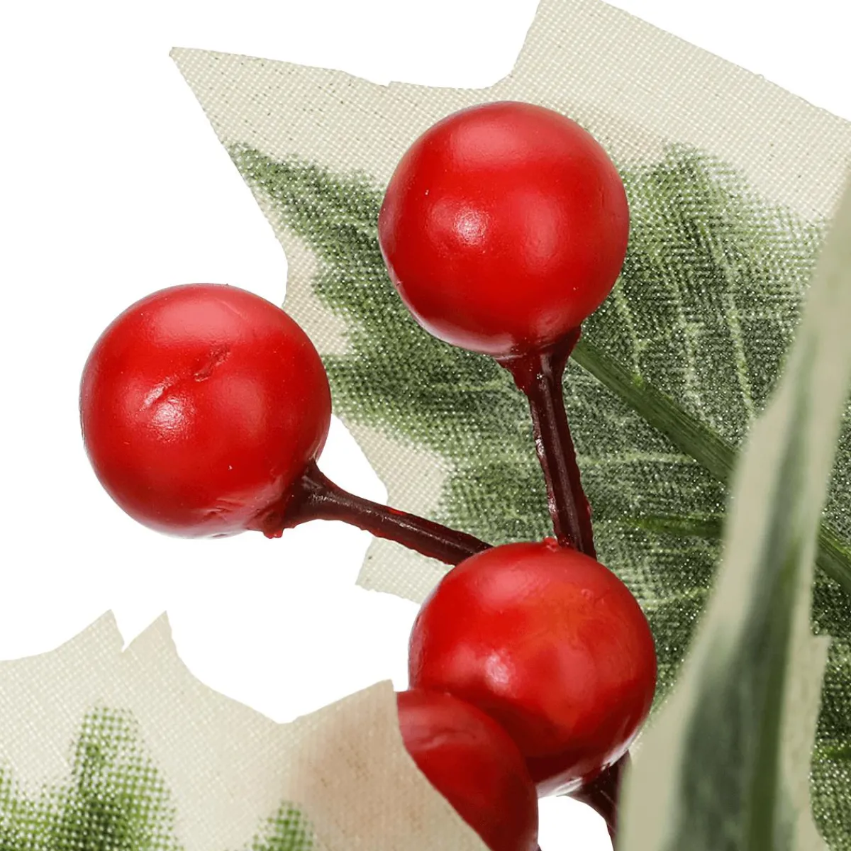 Best DecoWoerner Künstlicher Ilexzweig Mit Beeren, Pack á 2 Stück grün