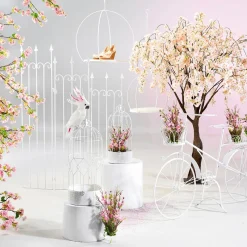 Outlet DecoWoerner Künstlicher Kirschblüten Baum Weiß - Rosè, 150 Cm rosa