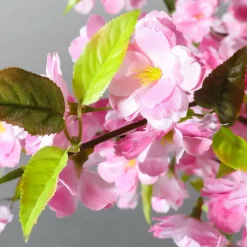 New DecoWoerner Künstlicher Kirschblüten Baum, 220 Cm, rosa