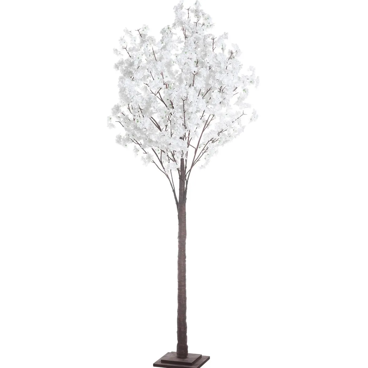 Clearance DecoWoerner Künstlicher Kirschblüten-Baum, 200 Cm, weiß