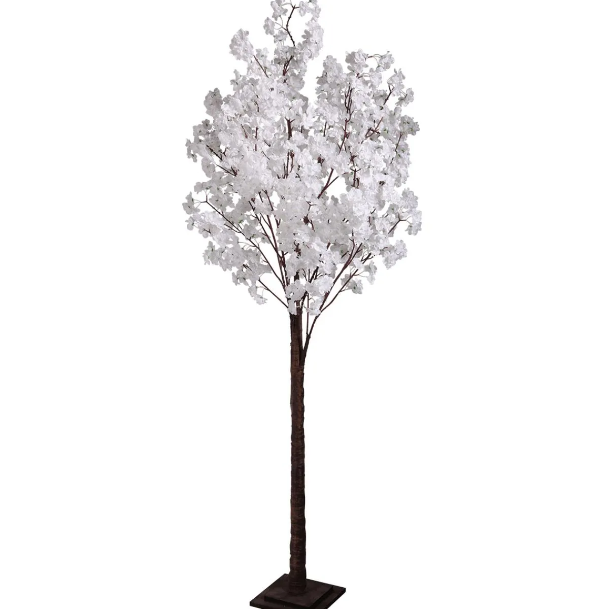 Clearance DecoWoerner Künstlicher Kirschblüten-Baum, 200 Cm, weiß