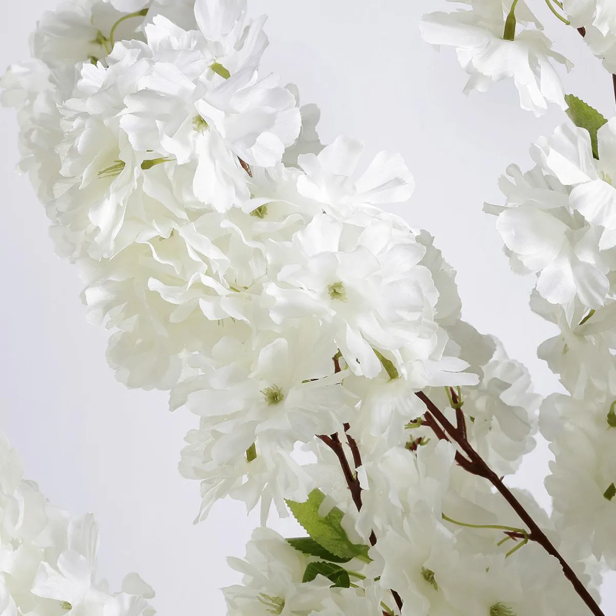 Outlet DecoWoerner Künstlicher Kirschblüten-Baum Mit Standplatte, 140 Cm weiß