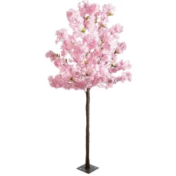 Outlet DecoWoerner Künstlicher Kirschblüten-Baum , 180 Cm rosa
