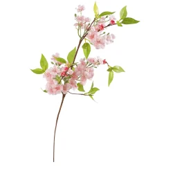 Hot DecoWoerner Künstlicher Kirschblüten-Zweig 65 Cm rosa