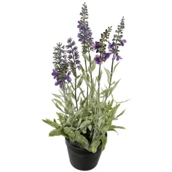 Sale DecoWoerner Künstlicher Lavendel Im Topf, 30 Cm grün