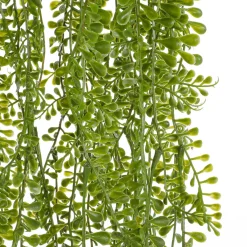 Discount DecoWoerner Künstlicher Mooskugel Senecio Hängepflanze 75 Cm grün