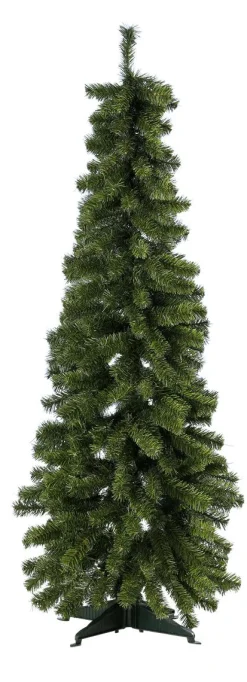 Hot DecoWoerner Künstlicher, Schmaler Tannenbaum 210 Cm, B1 grün