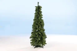 Hot DecoWoerner Künstlicher, Schmaler Tannenbaum 210 Cm, B1 grün