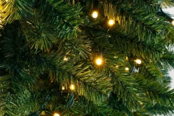Clearance DecoWoerner Künstlicher, Schmaler Tannebaum Mit LED 150 Cm grün