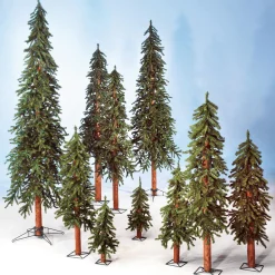 Outlet DecoWoerner Künstlicher Tannenbaum Alpintanne 120 Cm grün