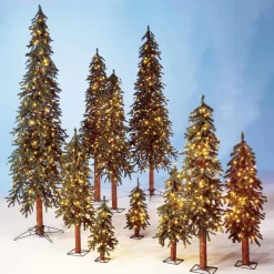 Outlet DecoWoerner Künstlicher Tannenbaum Alpintanne Mit LED 60 Cm grün