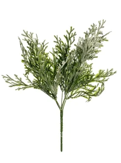 Best DecoWoerner Künstlicher Thuja Zweig, 35 Cm grün