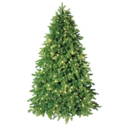 Clearance DecoWoerner Künstlicher Weihnachtsbaum Nordmanntanne Mit LED 150 Cm grün