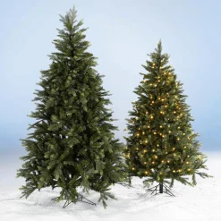 Clearance DecoWoerner Künstlicher Weihnachtsbaum Nordmanntanne 210 Cm grün