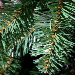 Outlet DecoWoerner Künstlicher Weihnachtsbaum Weißtanne Mit LED 180 Cm grün
