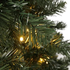 Outlet DecoWoerner Künstlicher Weihnachtsbaum Weißtanne Mit LED 180 Cm grün