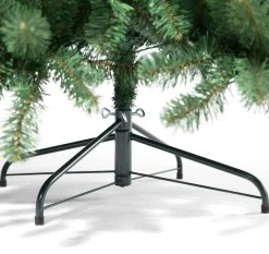 New DecoWoerner Künstlicher Weihnachtsbaum Weißtanne Mit LED 240 Cm grün