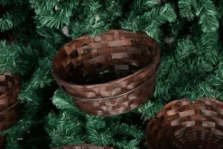 Outlet DecoWoerner Künstlicher Weihnachtsbaum Mit 20 Körben Für Geschenke Und Ware 195 Cm grün
