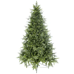 Hot DecoWoerner Künstlicher Weihnachtsbaum 210 Cm Mit enen Kugeln, Zum Selber Schmücken gold