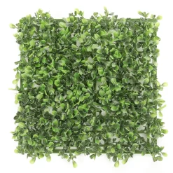 Discount DecoWoerner Künstliches Buchspaneel 25 X 25 Cm grün