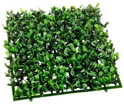 Discount DecoWoerner Künstliches Buchspaneel 25 X 25 Cm grün