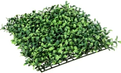 Online DecoWoerner Künstliches Deluxe Buchspaneel, 25 X 25 Cm grün
