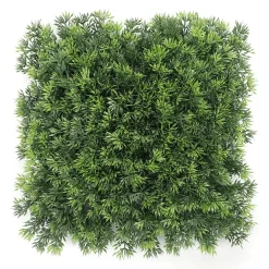 DecoWoerner Künstliches Deluxe Grasmoospaneel, 25 X 25 Cm grün