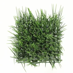 Outlet DecoWoerner Künstliches Deluxe Graspaneel, 25 X 25 Cm grün