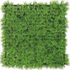Discount DecoWoerner Künstliches Gras-Paneel, 50 X 50 Cm grün