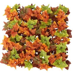Sale DecoWoerner Künstliches Herbstblätter-Paneel, 50 X 50 Cm braun