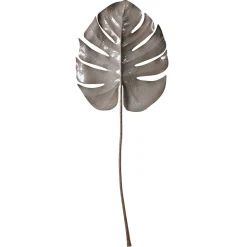 Discount DecoWoerner Künstliches Monsterablatt 90 Cm Grau