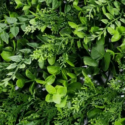 Best DecoWoerner Künstliches Premium Farn-Eukalyptus-Paneel, 50 X 50 Cm grün