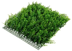 Best DecoWoerner Künstliches Premium Farn-Eukalyptus-Paneel, 50 X 50 Cm grün