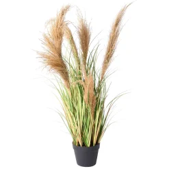 Clearance DecoWoerner Künstliches Schilfgras Im Topf 110 Cm Hoch grün