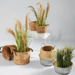 Clearance DecoWoerner Künstliches Schilfgras Im Topf 110 Cm Hoch grün