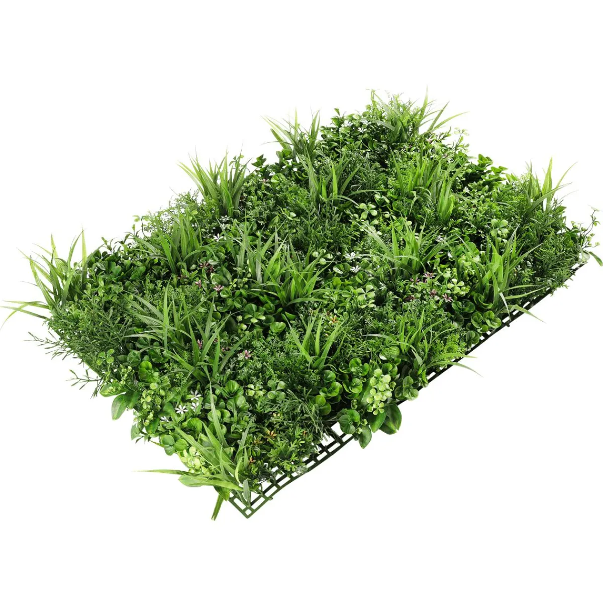 DecoWoerner Künstliches Wandgarten-Paneel, 75 Cm grün