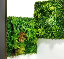 Sale DecoWoerner Künstliches Wand-Paneel Gras Mix, 1 X 1 M grün