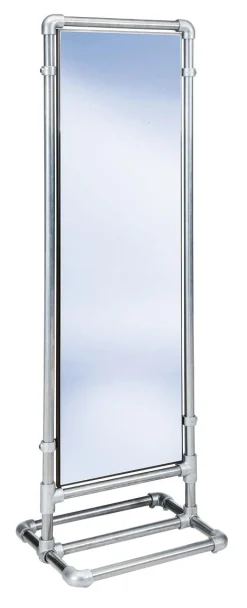 Sale DecoWoerner Konfektionsspiegel "Factory" 180 Cm Hoch silber