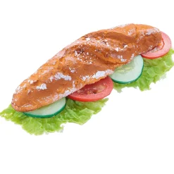 New DecoWoerner Kornspitz Brötchen Mit Salat Attrappe mehrfarbig