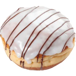 Sale DecoWoerner Krapfen Verziert Lebensmittel-Attrappe 9 Cm weiß