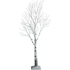 Hot DecoWoerner Kunstbaum Birke Ohne Blätter, 125 Cm weiß