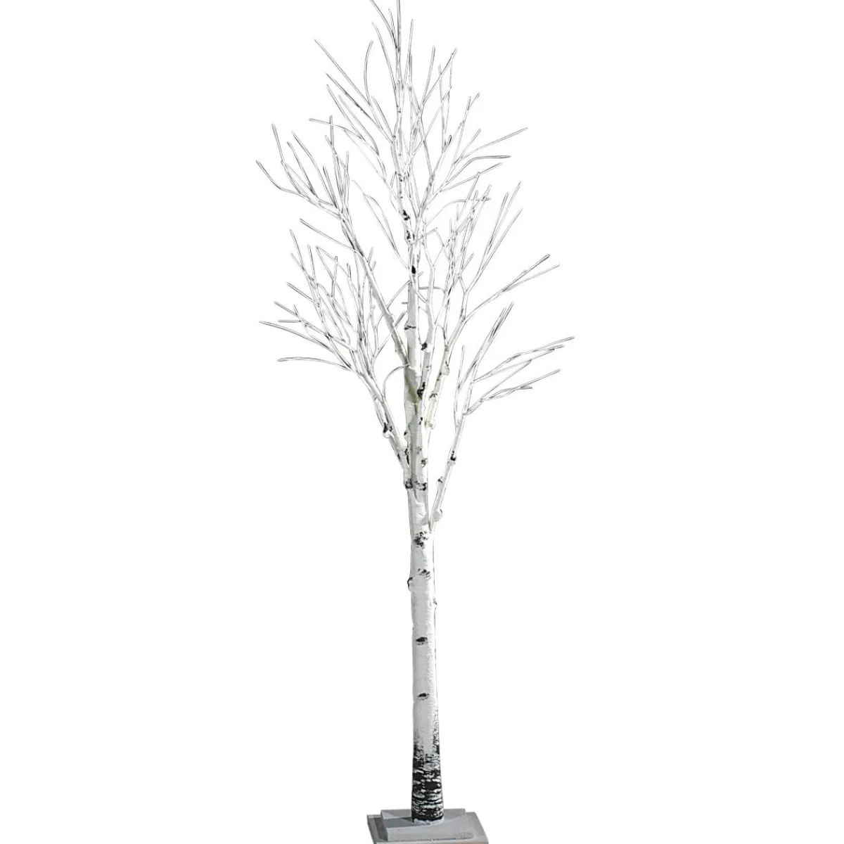 Outlet DecoWoerner Kunstbaum Birke Ohne Blätter, 160 Cm weiß