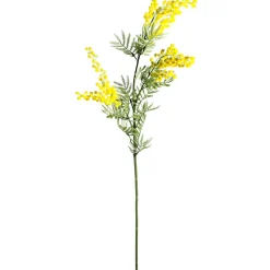Clearance DecoWoerner Kunstblume Mimose 84 Cm gelb