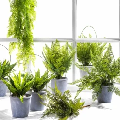Discount DecoWoerner Kunstfarn Pick 30 Cm Ø grün