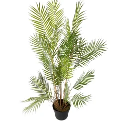Hot DecoWoerner Kunstpalme Areca Im Topf, 120 Cm grün