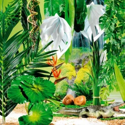 Outlet DecoWoerner Kunstpalmen-Königs-Wedel, 240 Cm grün