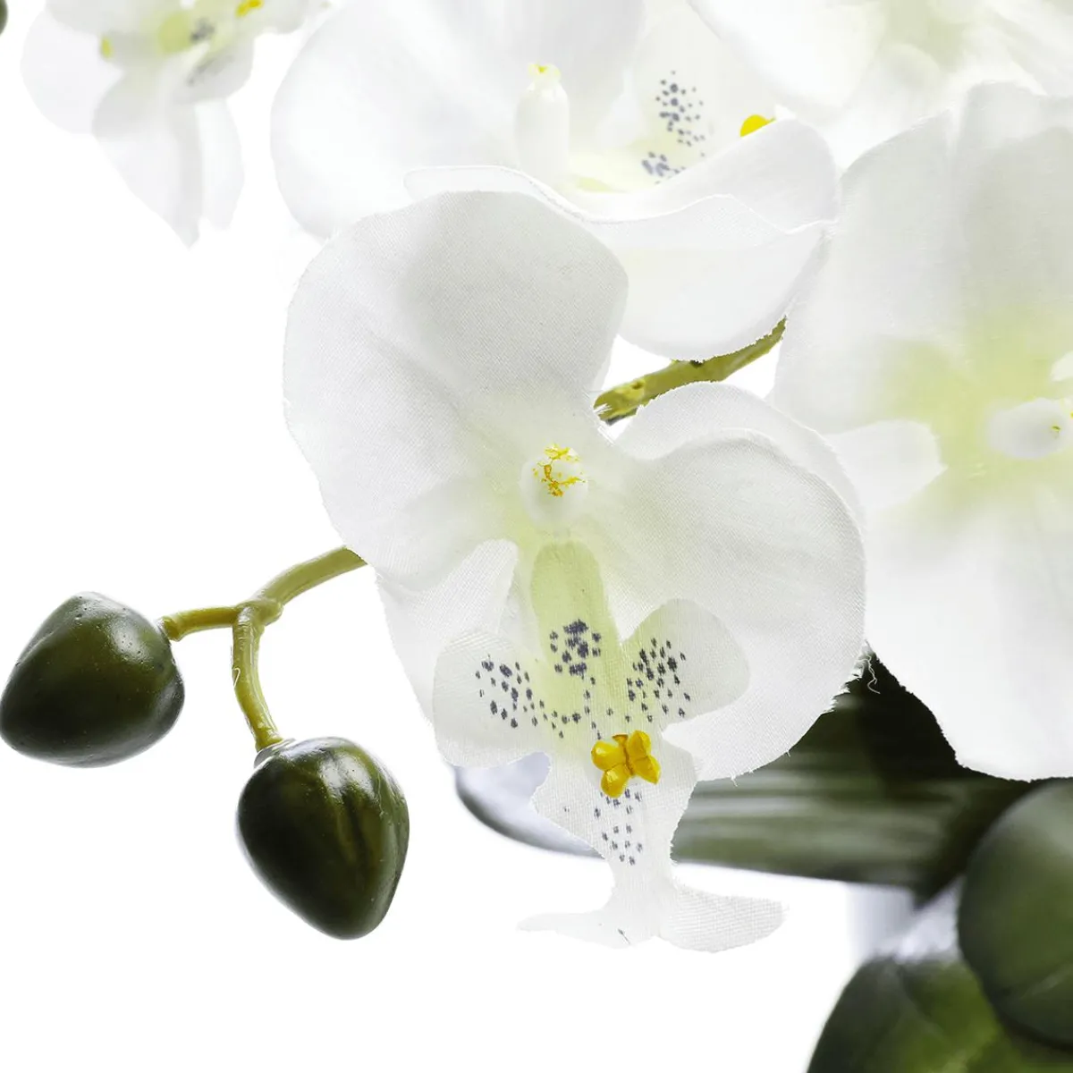 Clearance DecoWoerner Kunstpflanze Orchidee Im Topf , 28 Cm weiß