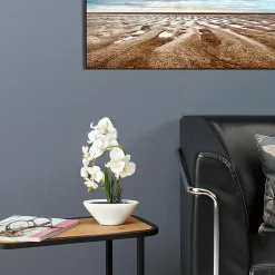 Clearance DecoWoerner Kunstpflanze Orchidee Im Topf , 28 Cm weiß