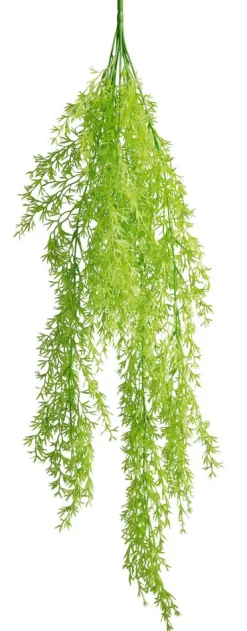 DecoWoerner Kunstpflanzenhänger Zierspargel, 84 Cm grün