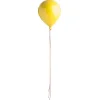 Best DecoWoerner Kunststoff-Ballon Gelb 28 Cm Ø